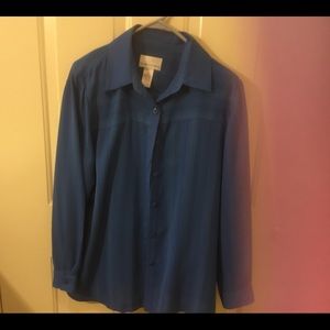 BLUE 3 PIECE PANT SUIT